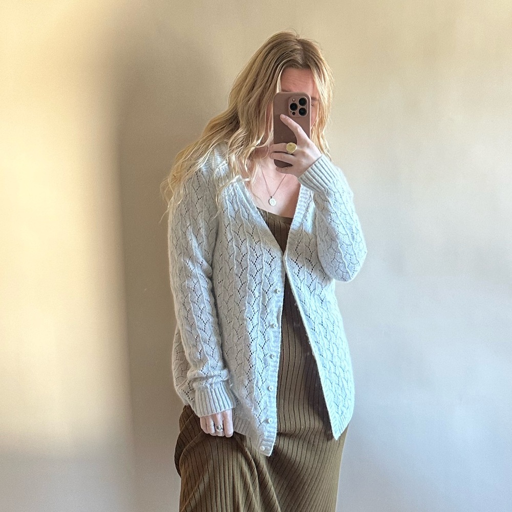 SALE — LL Bean Lambswool Cardigan